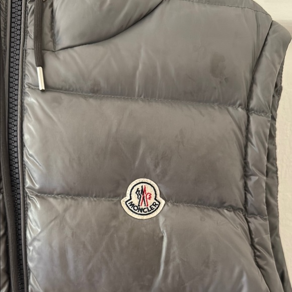 Vintage Moncler Gray Quilted Puffer Vest - Picture 2 of 12